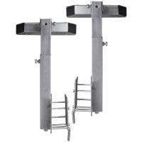 vidaXL Set de 2 soportes de barra de remolque de barco 63-88 cm - details 4