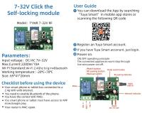 Controlador Inteligente De Puerta De Garaje Tuya WIFI Módulo Timer DC 12V 24V Auto-locks Compatible Con Alexa Y Google Home - details 2