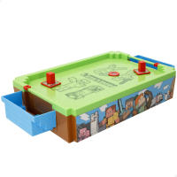 Minecraft - Mini air hockey mesa electrónico, compacto, superficie aire, marcador, diseño premium, licencia oficial, discos, empujadores, juegos mesa electrónicos, juguete colección, niños, adultos - details 1
