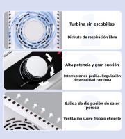 Colector De Polvo De Uñas Profesional Con Aspiradora De Uñas Removible Filtro Para Salon De Uñas Y Pintauñas - details 5