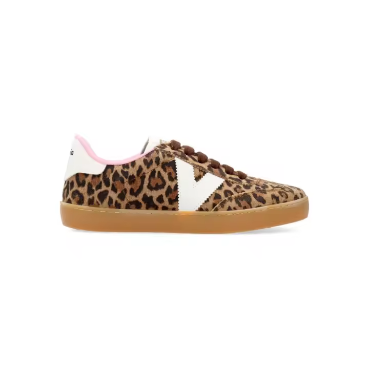 VICTORIA Sneakers deportiva casual print leopardo - 1