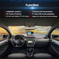 Receptor De Radio DAB+ Para Coche Europeo Pantalla De 2.8 Pulgadas FM USB BT Juego De Tarjeta TF Estación De Radio Digital Con Pantalla De Mostrador - details 1