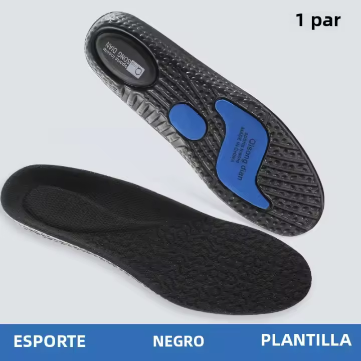 Almohadillas Deportivas Para Pies Absorción De Choque Suave Plantillas Ortopédicas Para Fascitis De Plantar Inserciones Para Zapatos Hombre Mujer Suela De Zapato - 1