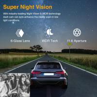 Cámara dual, 1080P delantera y 720P interior, conector de coche de 5V, batería de polímero de litio recargable, montaje adhesivo, compatible con PC, posición de conducción universal - No incluye tarjeta SD - details 3