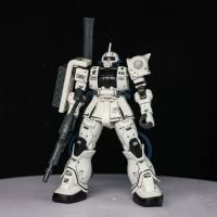 Kit De Montaje De Modelo XINGDONG HG 1/144 Zaku 2 Blanco Lobo MS-06R-1A Figura De Acción Colección SongyongZhen Robot De Plástico - details 9