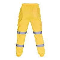 Pantalones De Seguridad Para Hombre Uniforme De Trabajo Con Rayas Reflectantes Pantalones Deportivos Sueltos Y Patchwork Tejidos De Algodón Y Lino Tipo De Tela: TWILL Secado Rápido - details 5