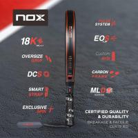Pala de padel Nox Agustin Tapia AT10 Genius 18K Alum 2025 | Pala de padel NOX AT10 Genius 18k Aluminio 2025 | La pala de padel de Agustin Tapia | Pala de padel más vendida en España. - details 3