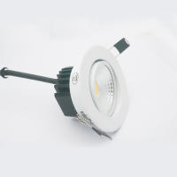 HKOSM Lámpara De Bajo Techo LED Dimmable 5W 7W 12W Cuerpo Blanco Cobertura COB 110V-220V Fijación Revestida Luz Interior - details 11
