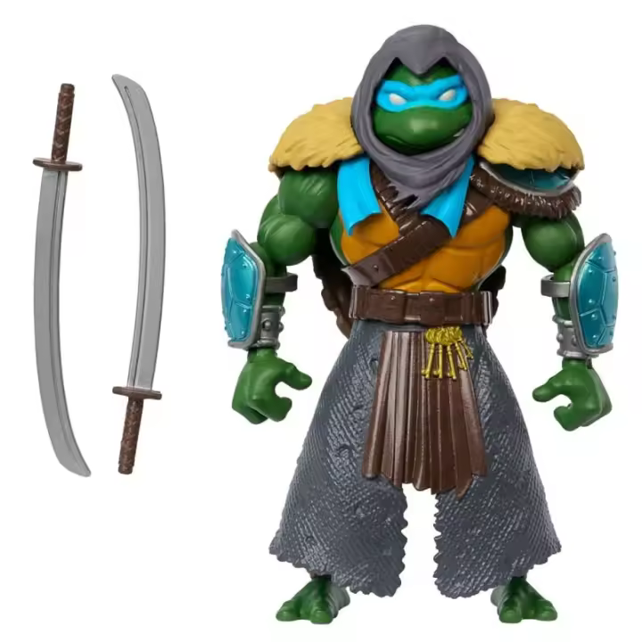 Masters of the Universe MOTU Turtles of Grayskull Stealth Ninja Leonardo, Figura de acción con accesorios, inspirado en las Tortugas Ninja, juguete regalo para niños y niñas +6 años - 1