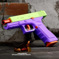 Pistola De Láser Multifuncional Con Disparo Continuo Y Modo Manual Pelota De Láser Doble Tiro Para Juegos De Compromiso CS Prop Material ABS Apto Para Niños Y Adultos - details 0