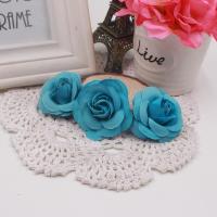 10pcs Flores Artificiales De Seda Rosa Hechas a Mano Para Decoración De Boda Accesorios Para Ropa Y Sombreros Clip DIY Wreath Hat Dress - details 13