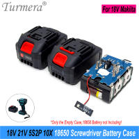 Turmera Caja De Batería Para Destornillador 18V 21V Soporte De Batería 18650 5X 10X 15X 20X Con BMS 50A Máx.100A Para Reparación De Taladro Eléctrico - details 14