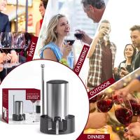 Aerador Y Dispensador De Vino Inteligente Y Eléctrico Recargable Tipo-C Herramientas De Bar Eco-amigable Sin Químicos Peligrosos - details 2