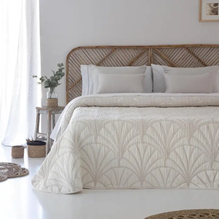 JVR - COLCHA TIPO 10 modelo LUXOR - Tejido Jacquard Pique - Fabricado en España - Cama 90/105/135/150/160/180 - 1