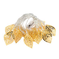Guirnalda LED De 10/20 Luces Para Navidad Y Día De San Valentín Poder De Batería Estilo Hoja Decoración Para Sala De Estar Jardín - details 5