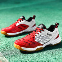 Zapatos De Badminton Para Hombres Y Mujeres Deporte Transpirables Tamaño Grande Entrenamiento Voleibol Interior Exterior Antideslizantes - details 12