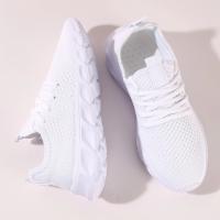 Zapatos Deportivos Casuales Para Mujer Zapatillas Ligeros Blancas Y Negras Transpirables De Malla Adecuados Para Correr Y Jugar Tenis Outdoor - details 31