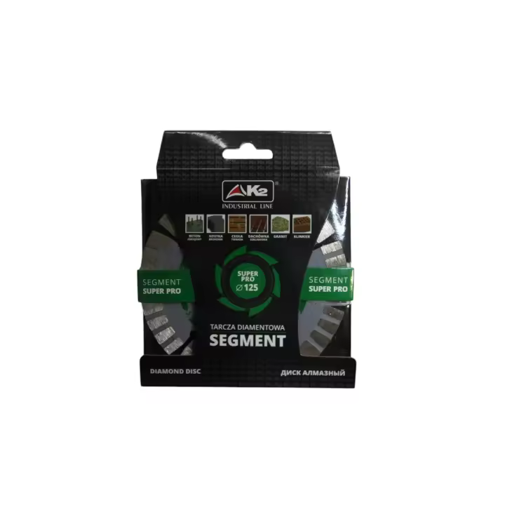 Disco de corte de diamante segmentado super pro k2 - NPDQS125 para un corte preciso y rápido - 1
