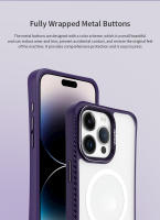 VOKAMO Funda Transparente y Borde de Color con Anillo Magnético Compatible con MagSafe para iPhone 15, iPhone 15 Plus, iPhone 15 Pro, iPhone 15 Pro Max de Alta Calidad y Muy Resistente a los Golpes - Varios Colores - details 7
