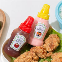 Mini Botellas De Squeeze Para Condimentos 25ml Jars Dispensadores De Miel/Ketchup/Salsa De Soja/Aderezos Para Almuerzo Recipientes Comestibles Ecológicos - details 4