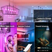 Bombilla LED Inteligente EWelink E14 Luz Candle RGB Control Remoto APP Y Voz Google Home Decoración Para Habitación - details 3
