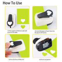 Pulverizador De Papel Para Scrapbooking Forma De Corazón 9/16/25mm Cortadora De Agujeros Para Manualidades Y Embossing - details 2