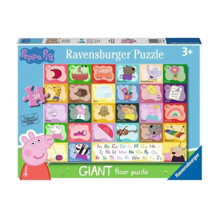 Ravensburger Rompecabezas Gigantes Peppa Pig Alphabet 30 Piezas - 1