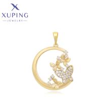 Collar Colgante De Alta Calidad En Forma De Insecto De Color Oro Claro Xuping Para Mujeres Estudiantes Y Niñas Regalo X000801805 - details 0