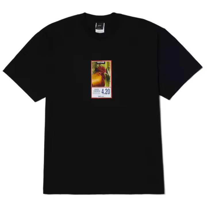 Camiseta de Manga Corta Huf  para hombre en color negro - 1