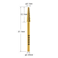 Super Broca De Uñas De Carburo De Tungsteno Para Manicura Eléctrica Accesorios De Pedicura Cortador De Cerámica Milling Cutter - details 3