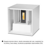 Lámpara De Pared LED IP65 Para Exteriores Luz De Porche Balcón Jardín Pasaje Decorativa Iluminación Interior Lámpara De Borde AC110V 220V Aluminio - details 6