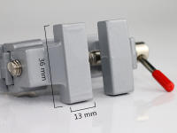ALLSOME Visera Universal De 3.5 Pulgadas Mini Pinza De Joyero De Aluminio Para Hogar Herramienta De Bench Vise Boca Plana Para DIY Y Trabajos De Madera - details 1