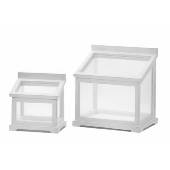 Invernadero Lateral Blanco Gerimport - Protección para Plantas - Fácil Montaje - 1