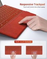 Teclado Con Trackpad Para Microsoft Surface pro 3 4 5 6 7 8 9 X Compatible Con Varios Idiomas Incluye Ruso Español Árabe Portugués Francés Hebreo Y Más Bluetooth Sin Cable - details 3