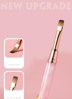 Cepillo De Uñas De Acrílico Rosa Para Manicura Cepillo De Gel Para Extensión UV Y Pincel De Pintura De Polvo De Uñas - details 1