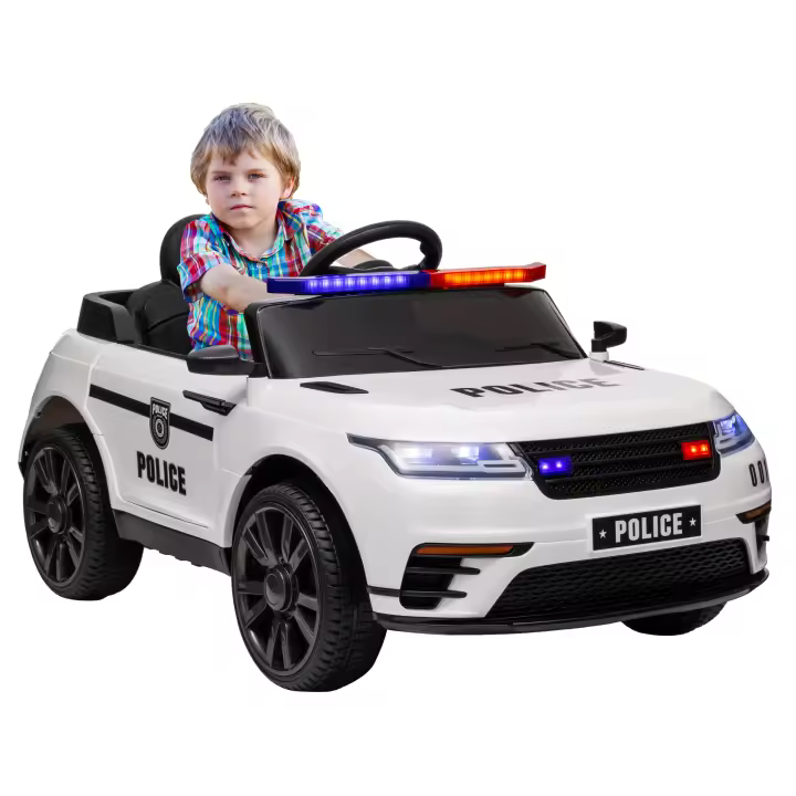 AIYAPLAY Coche Eléctrico para Niños de +3 Años Carro Eléctrico Infantil Camión de Bomberos para Niños con Batería 12V Sirena Faros Bocina Música y Herramientas de Bombero - 1