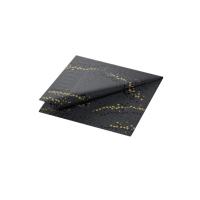 Servilleta Desechable (33 x 33 cm - 3 capas -  Golden Stardust Negro - 50 Uds) - details 1