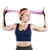 Banda Elástica De Fitness Para Yoga Y Pilates Resistencia Deportiva Para Ejercicios De Estiramiento Y Construcción Corporal Portátil Adecuada Para Cintura Brazos Piernas Y Músculos Diversos - details 2