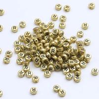 100-500PCS Letras Mayúsculas Y Minúsculas A-Z De Acrílico Para La Creación De Joyas Abalorios Redondos Para Pulseras Y Collares DIY - details 6