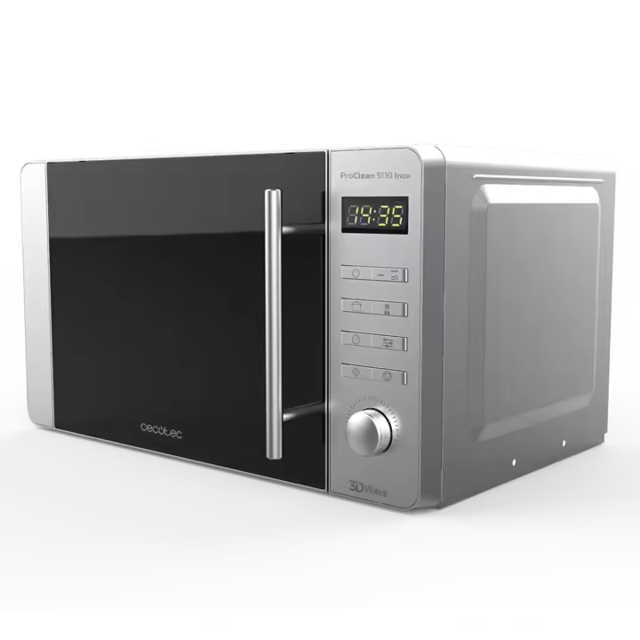Microondas ProClean 5110 Inox 700W Grill 800W 20L Ready2Clean y Tecnología 3DWave Diseño Elegante en Acero Inox - 1