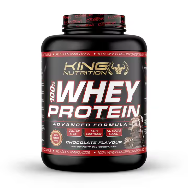 100% Whey Protein 2kg King Nutrition Proteina Concentrada* - 1