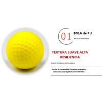 Bola De Práctica De Golf Suave De Esponja PU Colorido 42mm Juguete Para Interior Material De Espuma Sólida - details 11