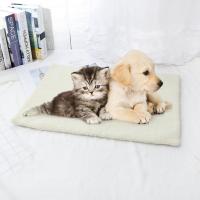 Alfombra Caliente Para Perros Y Gatos Invierno Suave Y Cómoda Duradera Alfombra De Descanso Para Mascotas Material De Poliéster Coral - details 1