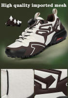 Zapatos De Montañismo Para Hombres 2024 Nuevos Deportivos Transpirables De Malla Zapatillas De Ciclismo Y Senderismo De Alta Calidad Tamaño True Fit Material Superior De Microfibra Suela De Goma - details 3