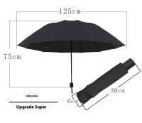 Paraguas Plegable De 125CM Para Hombres Y Mujeres Resistente Al Viento Para Negocios Y Tiempo Soleado/Oscuro Uso Familiar En Viajes - details 12