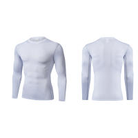 Camiseta Deportiva Para Hombres 2024 Con Mangas Largas Y Alta Elasticidad Secado Rápido Color Sólido Transpirable Ligera Protección Solar - details 5