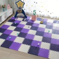 12pcs Alfombra De Esponja Antideslizante Y Impermeable Para Bebés Alfombra De Patches Cuadradas Lavable Con Manos Para Habitación De Niños - details 10