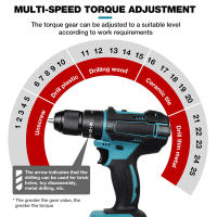 Destornillador Eléctrico De 4000rpm Con Torque 520N.m Y Tornillo De 10mm Herramienta De Perforación Para Batería Makita 18V - details 2