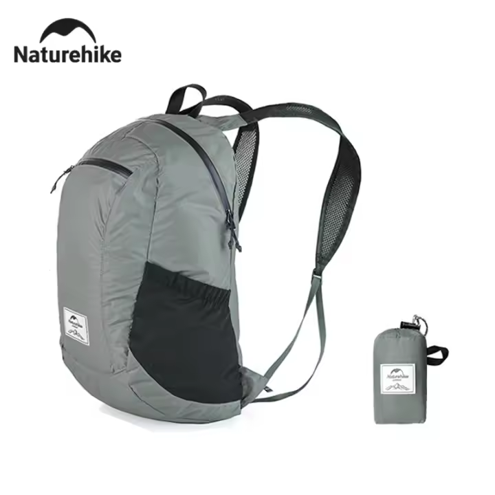 Mochila De Camping Naturehike 18L Ultraligera Y Impermeable De Nylon Plegable Para Hombres Y Mujeres Deporte Y Viaje - 1