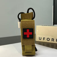 Nueva Bolsa De Manguito Táctico Para Primeros Auxilios En Nylon Funda Para Revólver Y Cuchillo De Caza Exterior Estuche Médico Para Tijeras - details 6